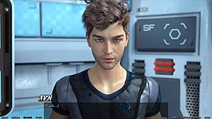 Stranded in space 83 - getting a hot handjob by indian milf with huge tits