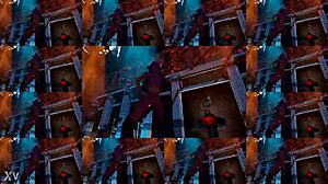 Intriguing 3D club dance