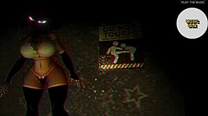 我在Frennis 1的激烈撸管之夜中处于危险中与巨乳