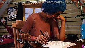 Copine à gros seins soirée pyjama