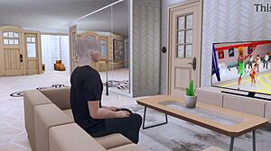 The sexy ballerina found out she's pregnant after rough sex with her coach in sims hentai sfm.