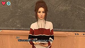 Russian Teacher Dominates Students