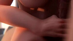 redhead with big ass and tits gets intense 3d anal fucking