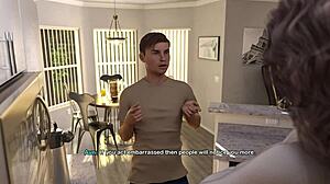 My Bimbo Dream 07 - Spill Water on Stepmom's Shirt to See Massive Fake Tits!