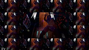 Intriguing 3D club dance