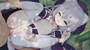 Hentai Anime Cat Girl Gets Cum in Pussy During Cute 2D Animation Scene