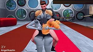 Two Horny Twins Arranged Hard Sex and Femdom for a Young 18+ Soldier