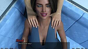 Stranded in space 83 - getting a hot handjob by indian milf with huge tits