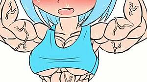 Fubukis Muscle Growth With Flexible Babe In Sexy Shorts And Pretty Outfit