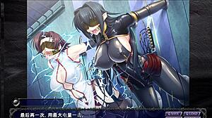 מכשפת הפלדה אנלוז סובלת עינויים עם ויברטור חשמלי בחלק אינטנסיבי 2.