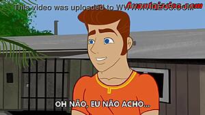 פורנו גיי בקריקטורה המורה הזונה