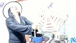 Perverted Witch Prepares Potion And Fucks Boss Like Slave To Satisfy Wet Vagina Desires