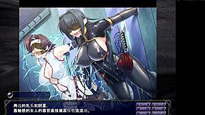 Steel Witch Annelose endures electric vibrator torment in intense part 2.