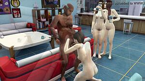 El Padrastro Se Divierte Con Sus Hijas Mientras La Madre Trabaja