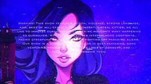 Lewdfroggos treća animacija: Detaljno jebanje u dupe s ogromnim velikim sisama