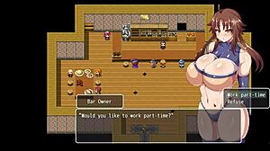 الفارس المبتدئ راثي تشعر بلذة عنيفة