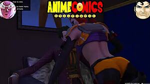 The Joker and Harley Quinn as a prostitute