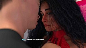 Sexy Stepmom with Fake Tits Wants Stepson and Friends' Cocks in Bimbo Dream 17