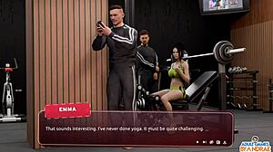 Ep2 Flirty Emma In The Gym Sex Coach Hot Yoga With Anal And Creampie