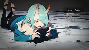 Wow, Creampie My Demon Girl Roommate in Onimusume Yankee Hentai Game Ep 1!