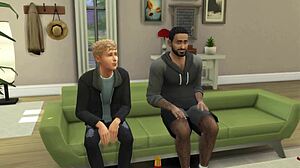 Sims4 - Hemma ensam med Carlos - Del 1, retas frågor dyker upp, anime spel hentai kul