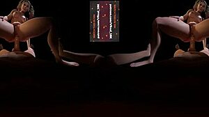 couple enjoys vr pov in paraguayan butterfly position with eye contact