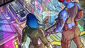 Lewdfroggos derde animatie: gedetailleerd kontneuken met enorme grote tieten