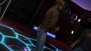 Hunky sims 4 - sweaty and hot gay couple sex in the night club blowjob bareback and cumshot