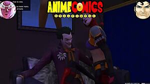 The Joker and Harley Quinn as a prostitute