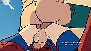 Spiderman's Intense Gay Fucking with Twink in Marvel Avengers Anal Scene!