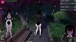 3m visoka devojka Manaka izlaže se tajno u noćnom parku