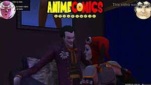 The Joker and Harley Quinn as a prostitute