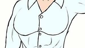 フブキの筋肉成長とフレキシブルベイブのセクシーショートとプリティーアウトフィット