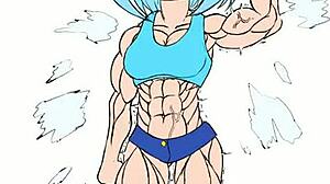 Fubukijeva rast mišic z upogljivo lepotico v seksi šortkah in luštni opravi