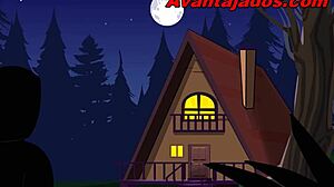 نيك الغاي في كابينا الغابة