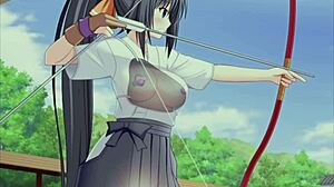 Disciplinary Officer Aoi Nanami Faces Archery Vibrator Challenge In Ryorin Academy Office With Big Tits And Fetish Toys