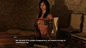 The protagonist meets the blonde girl with small tits and blowjob lips in lust city 06, leading to bukkake and creampie