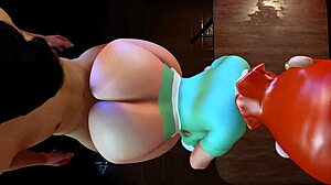 DEXTERS MILF MAKES HER BIG ASS BOUNCE IN CLASS