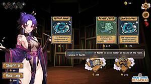 in episode 15, the demon of ignorance rims and milks the general's cock in half-demon shinobi