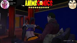 The Joker and Harley Quinn as a prostitute