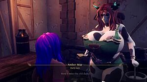 Breeders Of The Nephelym 7: Amber-Mae Gets Milked By The Machine.