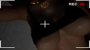 Lara Shows Off Her Sexy Body On A Boat For The Camera In 3d Hentai Game Animation.