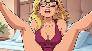 Καρτούν κορίτσι anime σε άγριο hentai σεξ