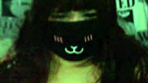 milf teases her huge natural tits watching hentai