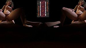 couple enjoys vr pov in paraguayan butterfly position with eye contact