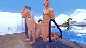 Barbie Margot Seduces Rayan Ken for Anal and Pussy Licking in Sims 4 SFM Hentai