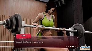 Ep2 Flirty Emma In The Gym Sex Coach Hot Yoga With Anal And Creampie