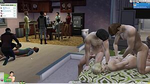 sims 4 gay house party with friends