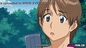 hey my stepsister-in-law and her busty friend are sucking my cock in this uncensored hentai