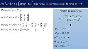 Torzija krive - vežba 1